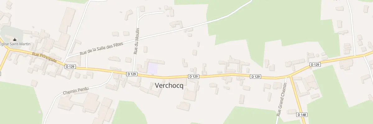 Plan du 68 Rue Principale à Verchocq