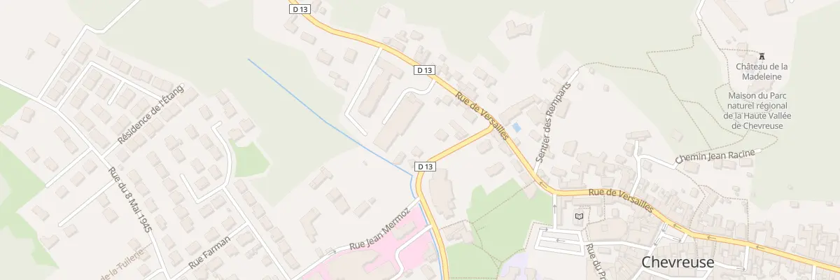 Plan du 13 Rue Pierre Chesneau à Chevreuse