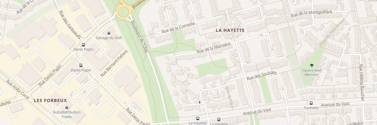 Plan du 25 Rue de la Marniere à Jouy-le-Moutier