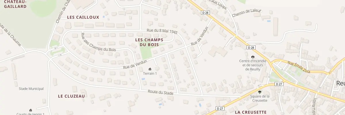 Plan du 8 Rue du 11 Novembre à Reuilly