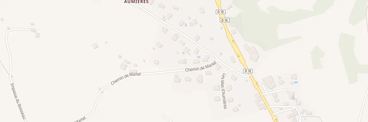 Plan du 96 Che de Martel à Villefranche-de-Rouergue