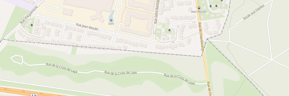 Plan du 25 Rue Jean Moulin à Poissy