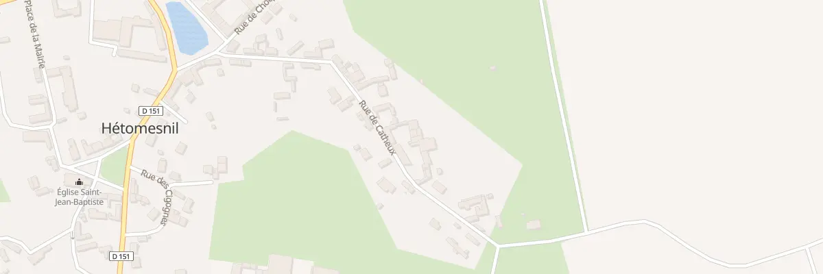 Plan du 235 Rue de Catheux à Hétomesnil