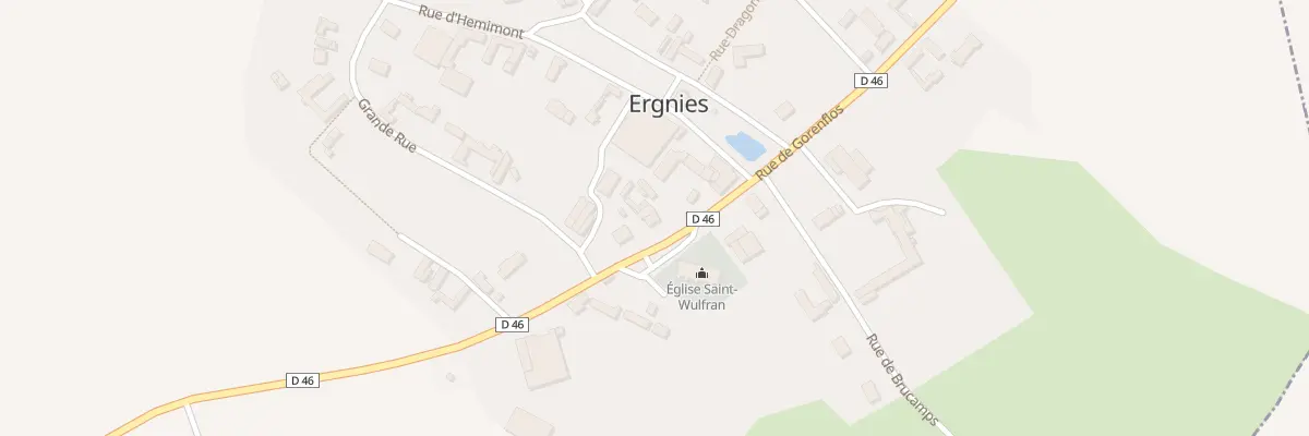 Plan du 3 Rue d’Ailly à Ergnies