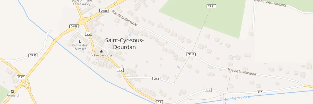 Plan du 14 Rue de la Remarde à Saint-Cyr-sous-Dourdan