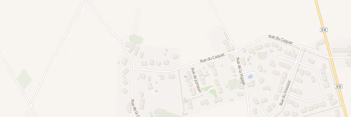 Plan du 44 Rue du Caquet à Rebréchien
