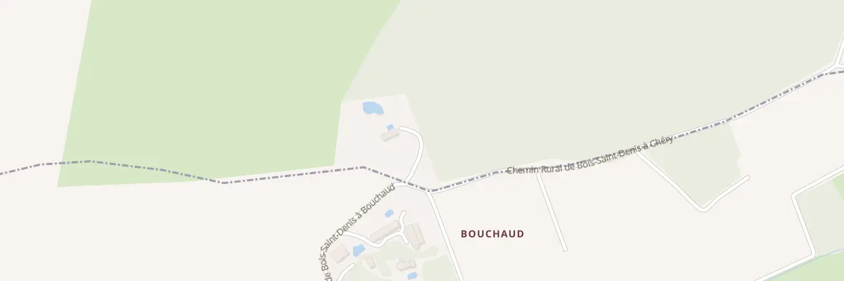 Plan du 128K Bois de Bouchaux à Chéry
