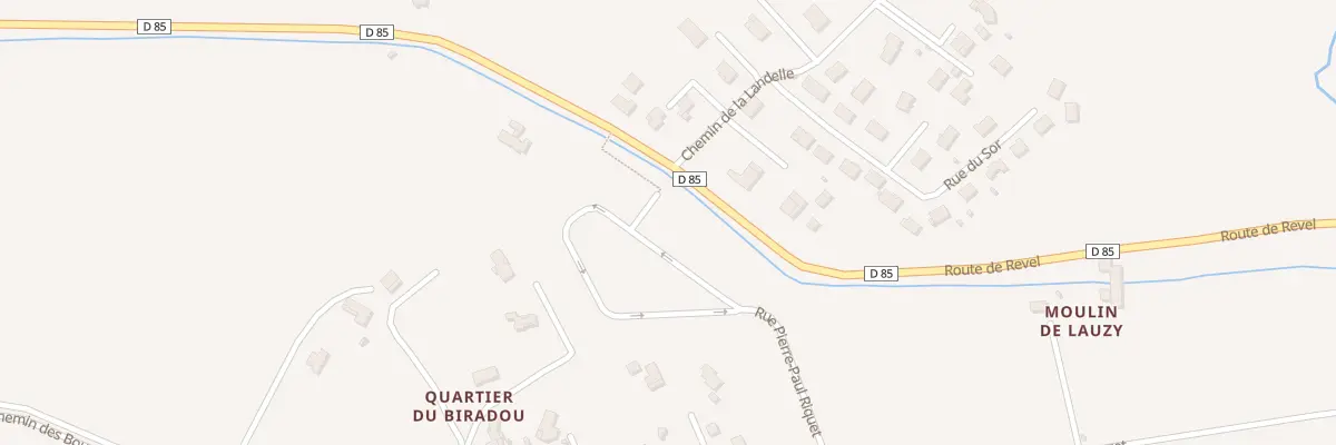 Plan du 269 Rue Pierre-Paul Riquet à Sorèze
