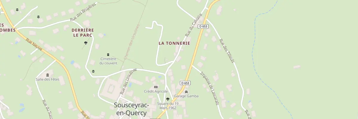 Plan du 4 Rue du Calvaire à Sousceyrac-en-Quercy