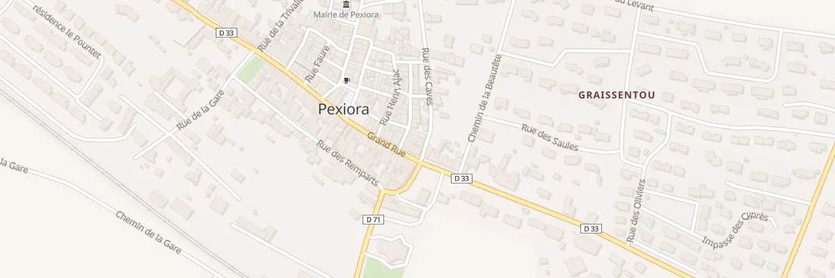 Plan du 6 Rue du Tenda à Pexiora