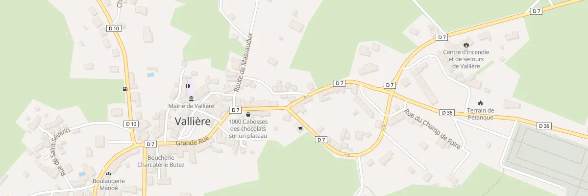 Plan du 1 Rue du Docteur Meaume à Vallière