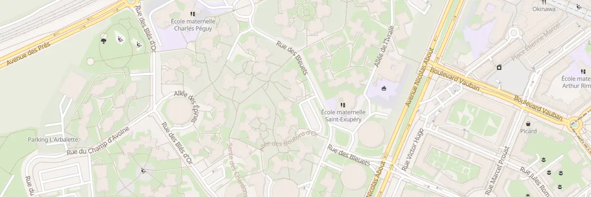 Plan du 4 All des Boutons d’Or à Montigny-le-Bretonneux