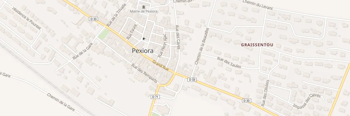 Plan du 10 Rue du Tenda à Pexiora