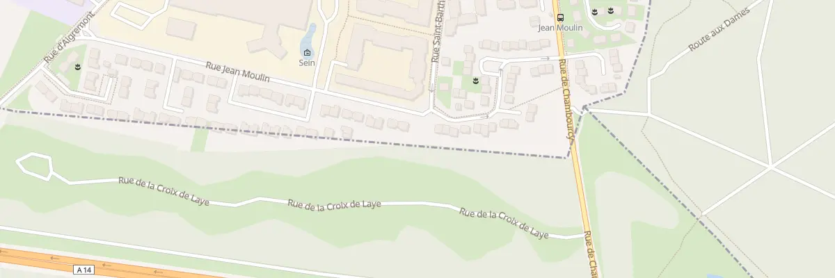 Plan du 23 Rue Jean Moulin à Poissy