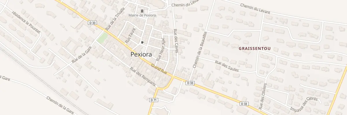Plan du 14 Rue du Tenda à Pexiora