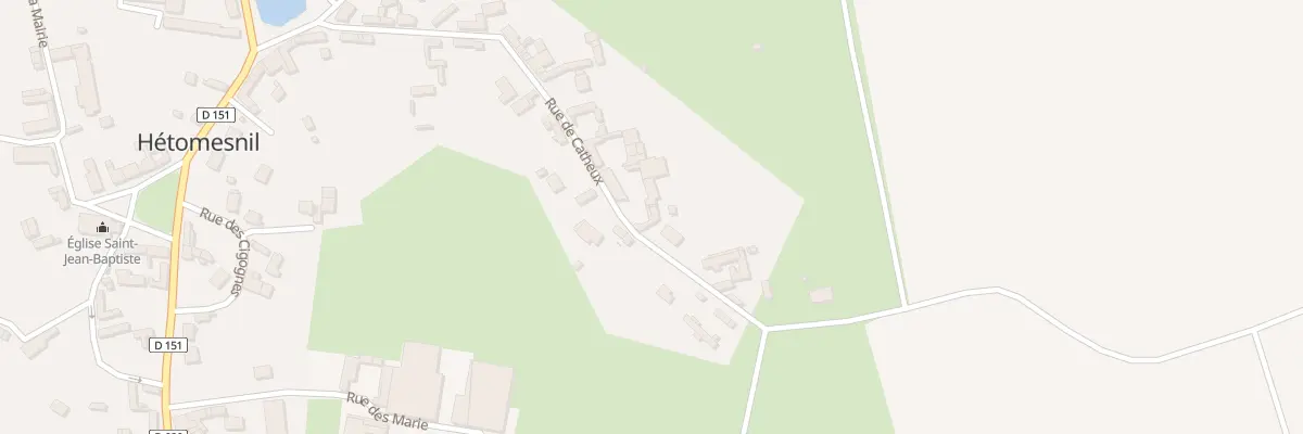 Plan du 283 Rue de Catheux à Hétomesnil
