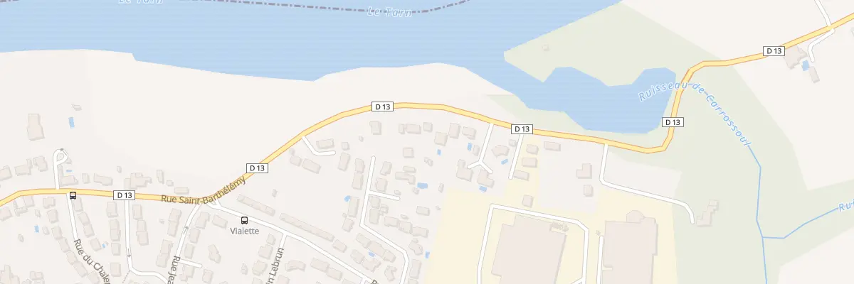 Plan du 38 Rue St Barthelemy à Marssac-sur-Tarn