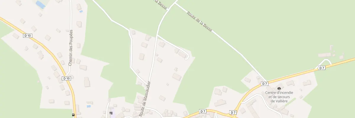 Plan du 5218 Rte du Masvodier à Vallière