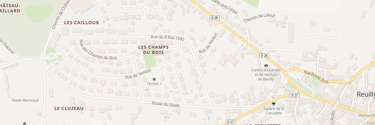 Plan du 11 Rue du 8 Mai 1945 à Reuilly