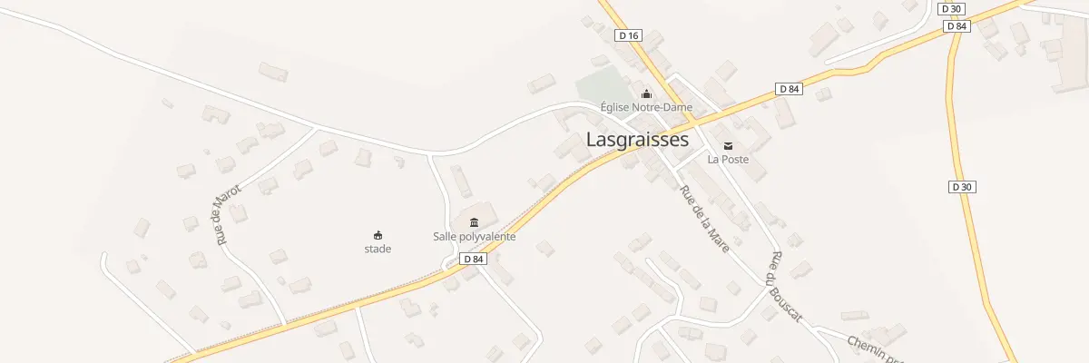 Plan du 6 Rte de Labessière-Candeil à Lasgraisses