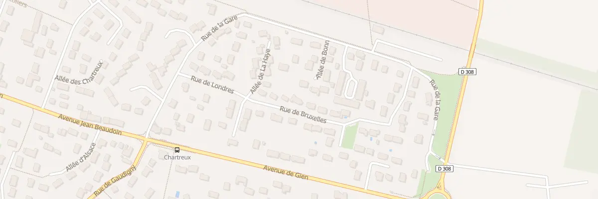 Plan du 7 Rue de Bruxelles à Chécy