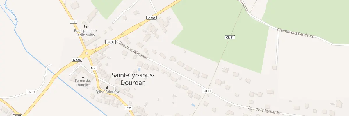 Plan du 13 Rue de la Remarde à Saint-Cyr-sous-Dourdan