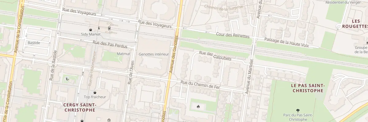 Plan du 6 Rue des Galoubets à Cergy