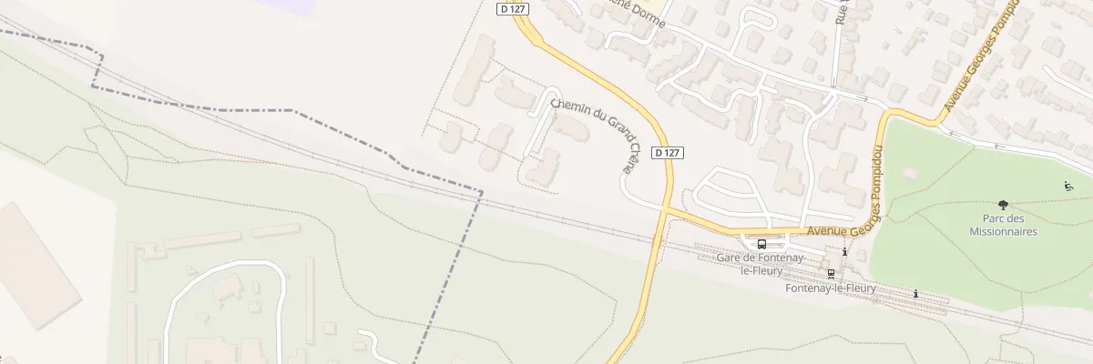 Plan du 2 Che du Grand Chene à Fontenay-le-Fleury