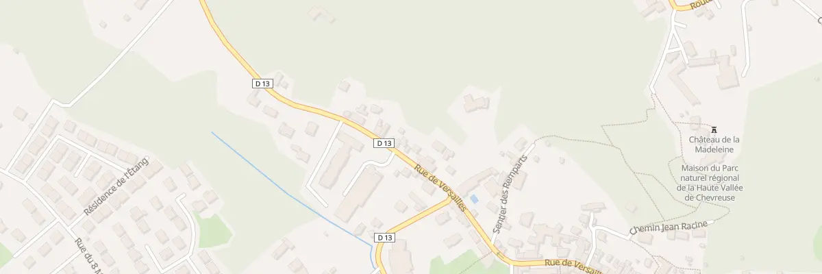 Plan du 42 Rue de Versailles à Chevreuse