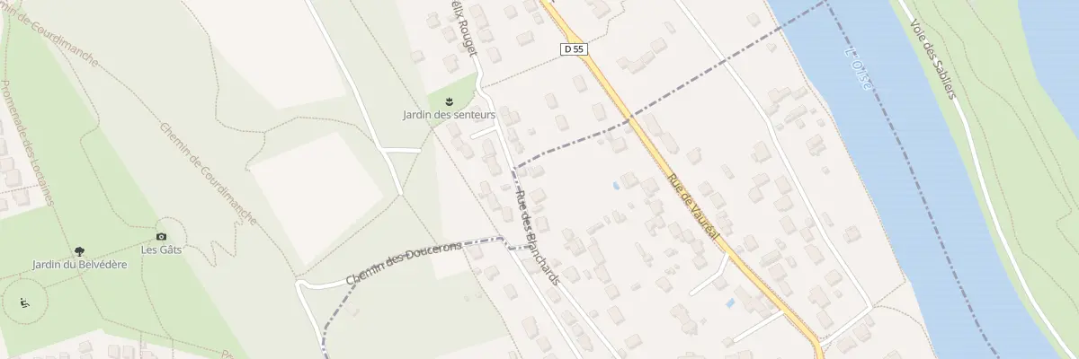 Plan du 26 Rue des Blanchards à Jouy-le-Moutier