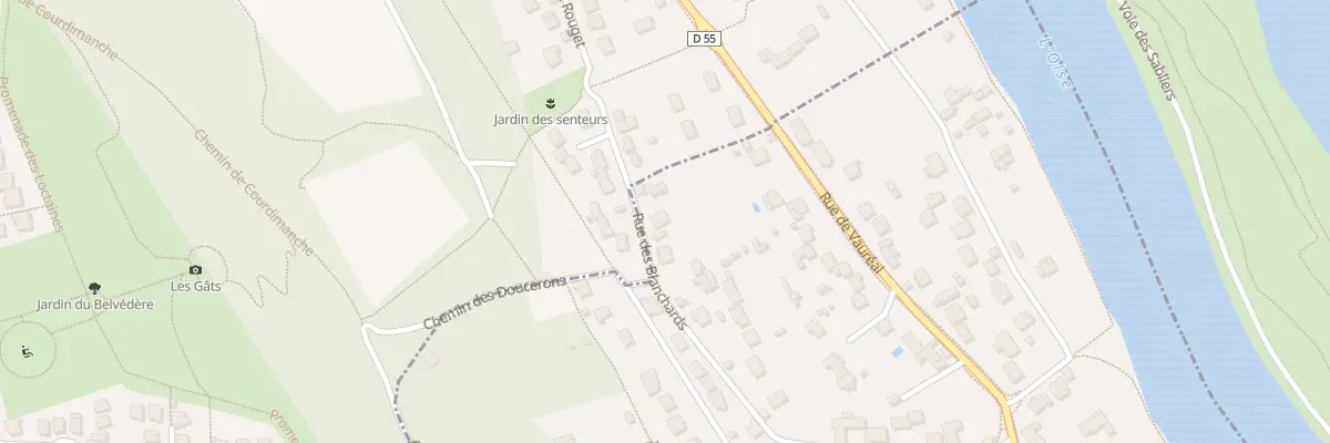 Plan du 24 Rue des Blanchards à Jouy-le-Moutier