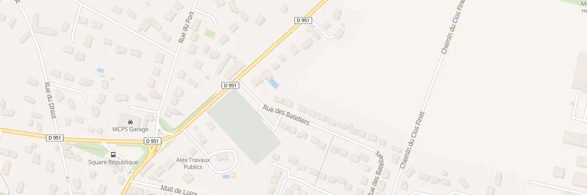 Plan du 64 Rue des Bateliers à Sandillon