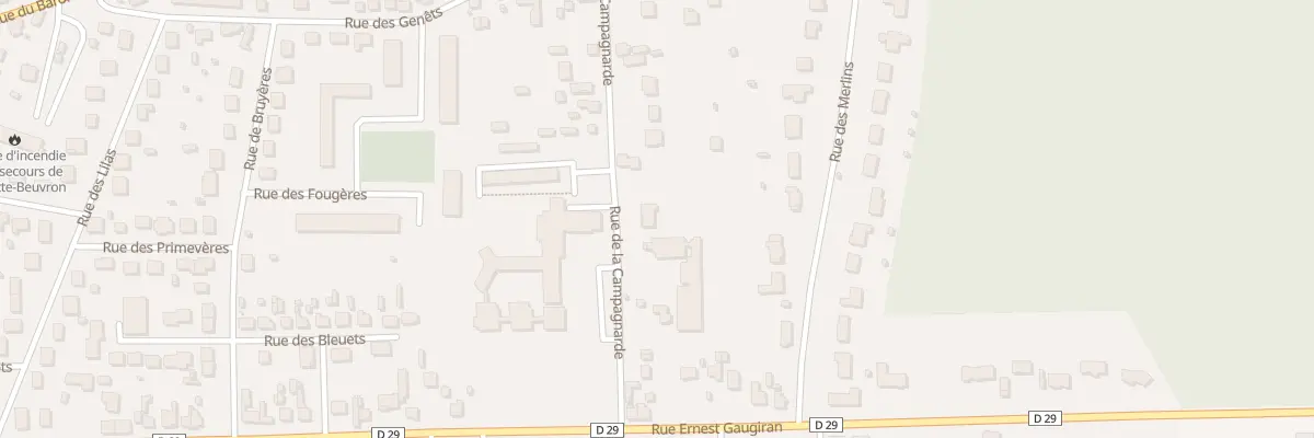 Plan du 14 Rue de la Campagnarde à Lamotte-Beuvron