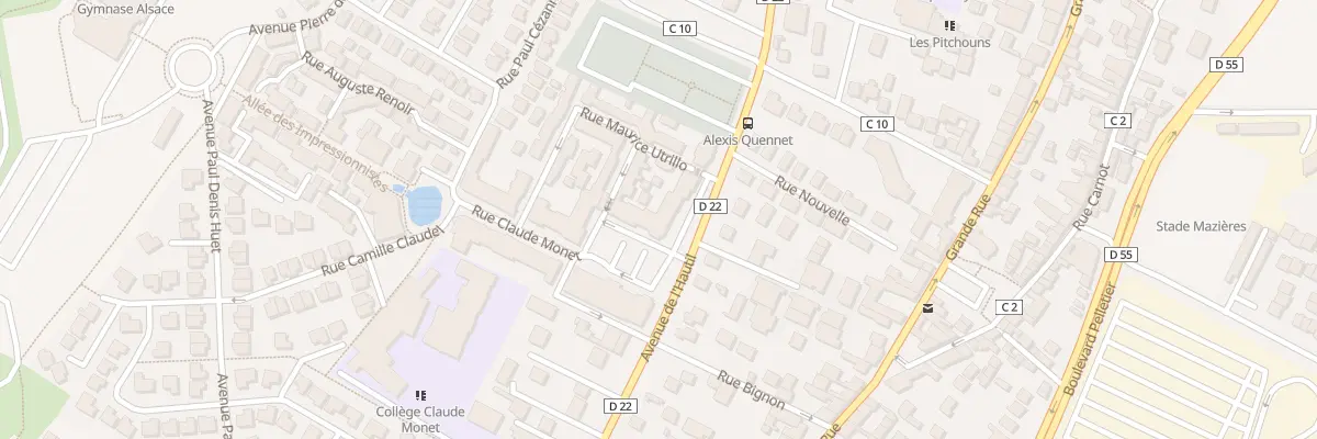 Plan du 26 Rue Claude Monet à Carrières-sous-Poissy