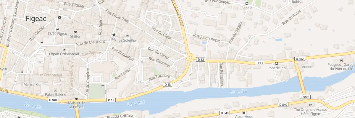 Plan du 4 Rue du Canal à Figeac