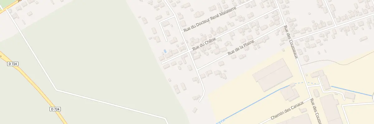 Plan du 25 Rue du Chêne à Salbris