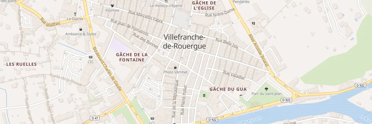 Plan du 10 Rue Étienne Cabrol à Villefranche-de-Rouergue