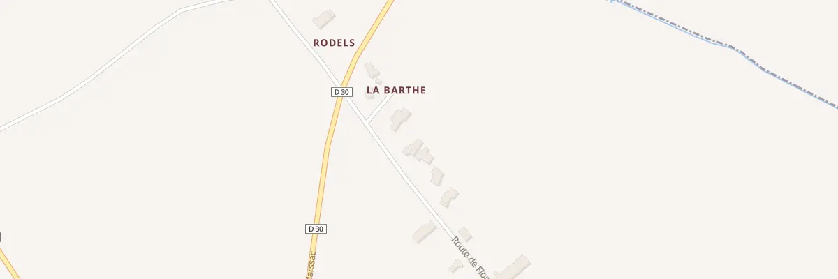 Plan du 48 Rte de Florentin à Aussac