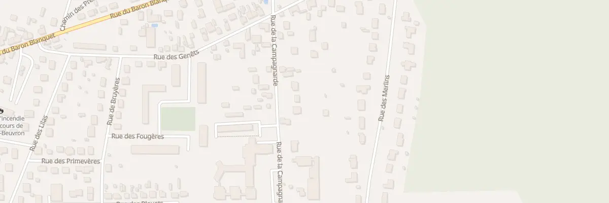 Plan du 22 Rue de la Campagnarde à Lamotte-Beuvron