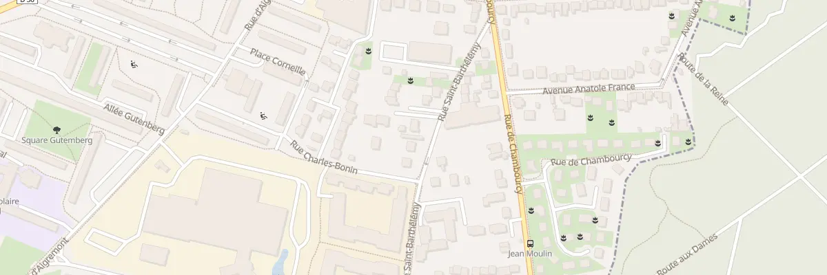 Plan du 28 Rue St Barthelemy à Poissy