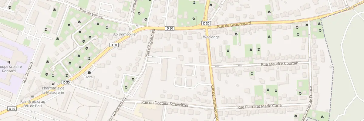 Plan du 12 Rue de Chambourcy à Poissy