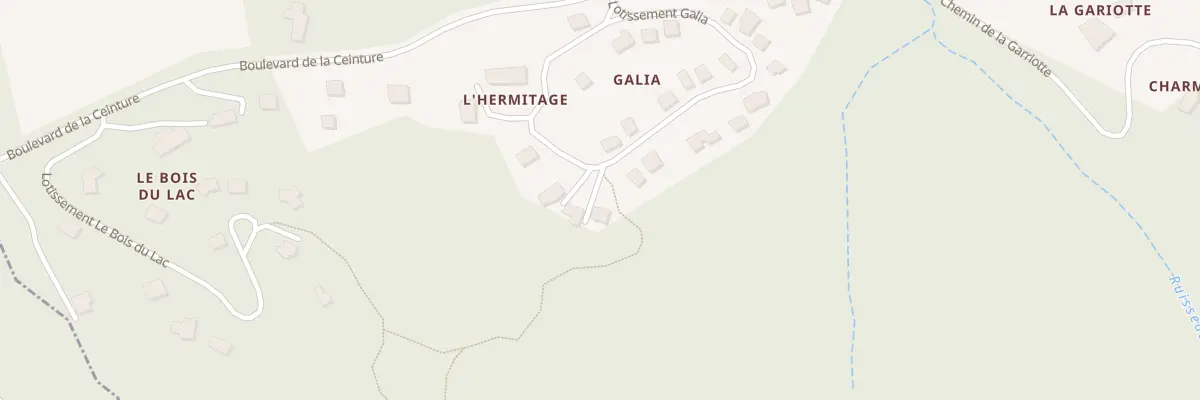 Plan du 21 Lot Galia aux Brunels