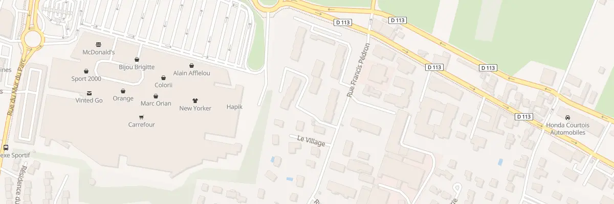 Plan du 21 Rue Francis Pédron à Chambourcy