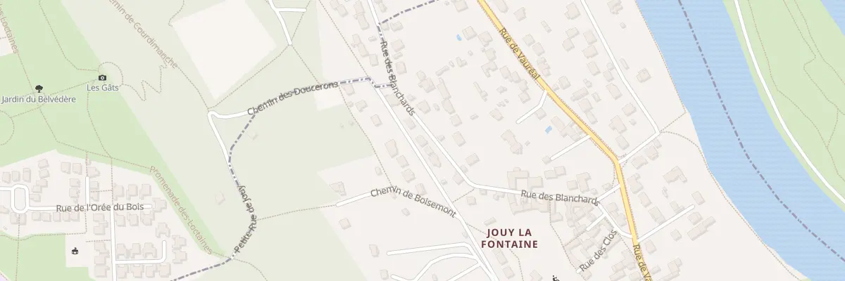 Plan du 23 Rue des Blanchards à Jouy-le-Moutier