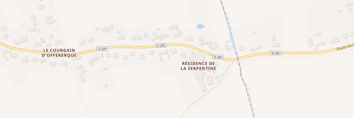 Plan du 5 Rue du Courgain à Offekerque