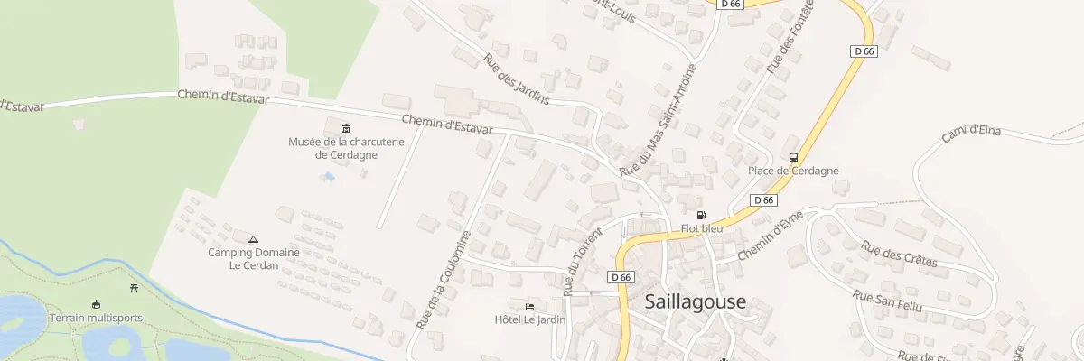 Plan du 60A Village à Saillagouse