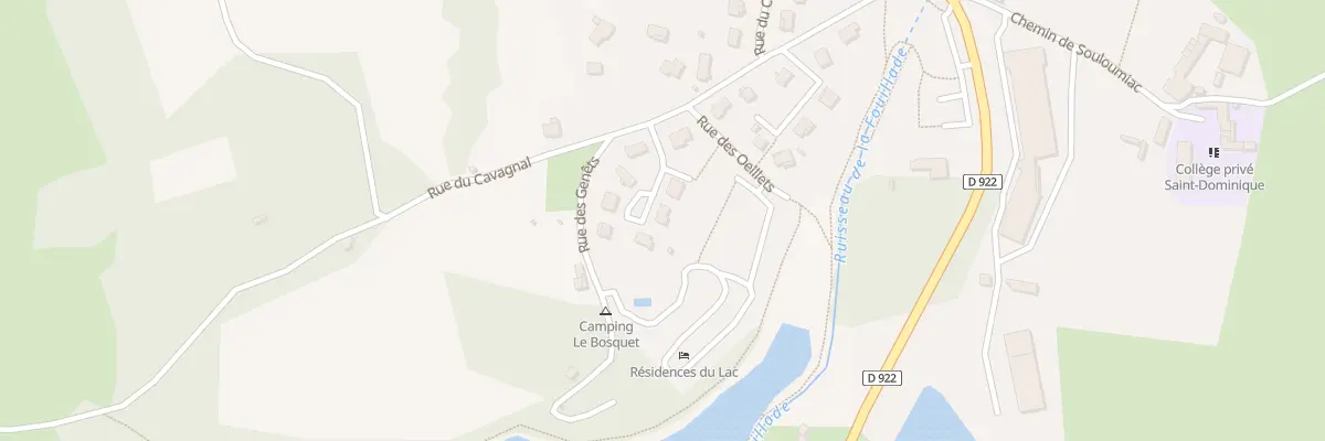 Plan du 3 Rue des Lilas à La Fouillade