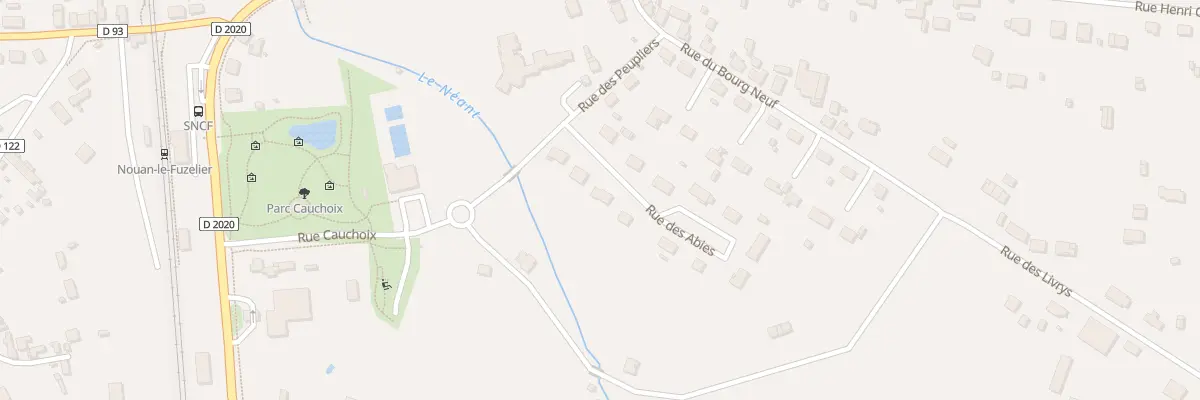 Plan du 11 Rue des Abies à Nouan-le-Fuzelier