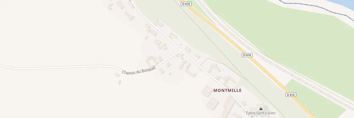 Plan du 1 Che du Bosquet à Fouquenies