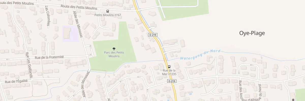 Plan du 297 Rue de la Mer à Oye-Plage